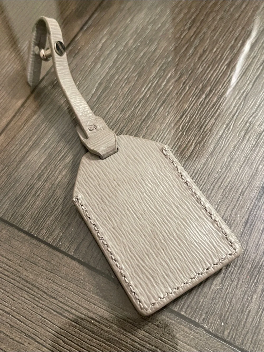 Lauren Ralph Lauren Grey & Silver Replacement Handbag Logo Hangtag - Bag Charm
